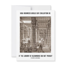 Hoe geavanceerd de beschaving als Library Alexandr