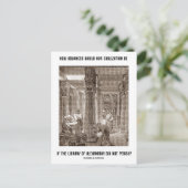 Hoe geavanceerd de beschaving als Library Alexandr Briefkaart (Staand voorkant)