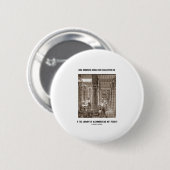 Hoe geavanceerd de beschaving als Library Alexandr Ronde Button 5,7 Cm (Voorkant /achterkant)