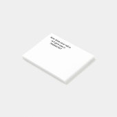 Hoe geeft uw stem u geen hoofdpijn post-it® notes (Schuin)