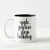 HOE GELIEVE TE STOPPEN MET HET GEBRUIK VAN Funny, Tweekleurige Koffiemok (Links)