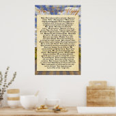 Hoe gelukkig te zijn poster (Keuken)