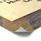 Hoe gelukkig te zijn poster (Hoek)