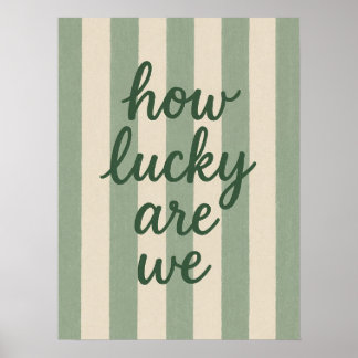 Hoe Gelukkig Zijn We Minimalistische Romantische G Poster