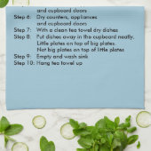 Hoe gerechten te wassen Keuken Theedoek (Gevouwen)