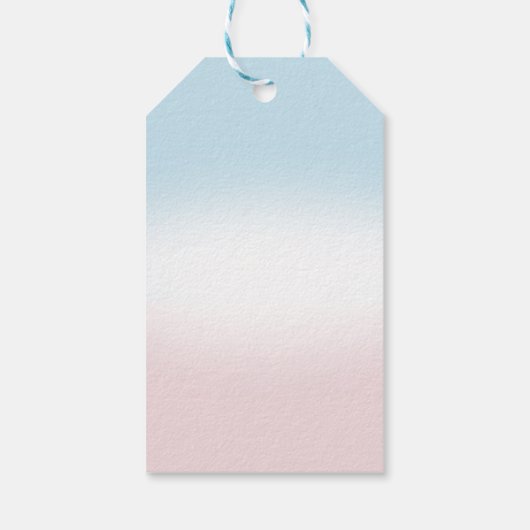 Hoe geslacht onthullen Dank u wel Cadeaulabel (Achterkant)