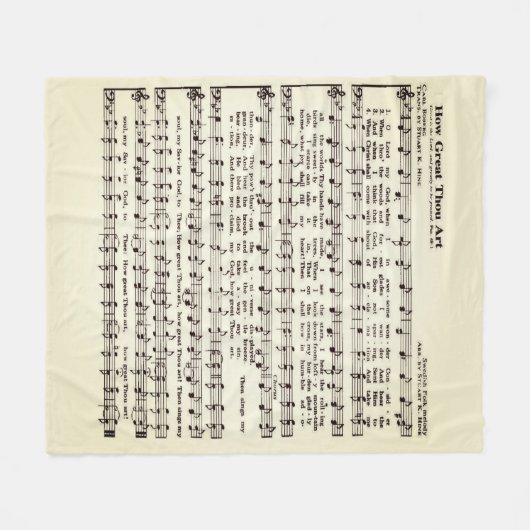 Hoe Geweldig Gij Zijt Magneet Fleece Deken (Voorkant (Horizontaal))