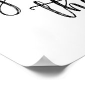 Hoe geweldig het leven is nu jij op de wereld bent poster (Hoek)