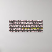 Hoe geweldig is het om gewoon te leven canvas afdruk (Voorkant)