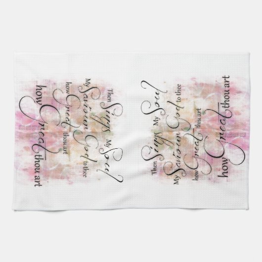 Hoe geweldig je danshanddoek theedoek (Horizontaal)