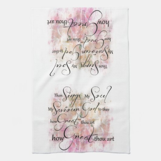 Hoe geweldig je danshanddoek theedoek (Verticaal)