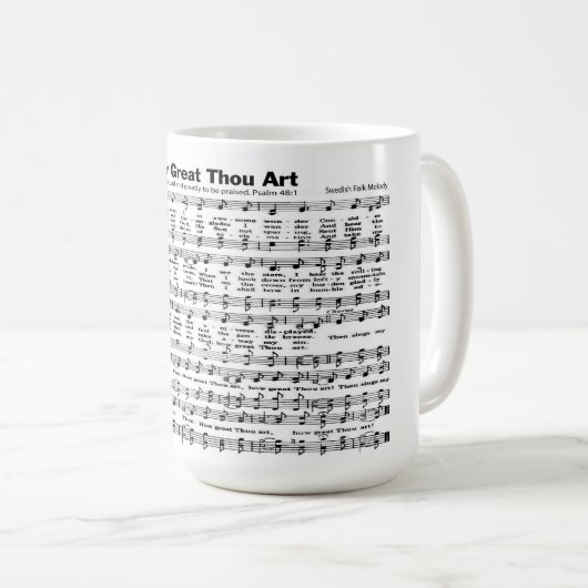 Hoe geweldig je kunst koffiemok (Voorkant rechts)