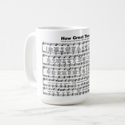 Hoe geweldig je kunst koffiemok (Voorkant links)