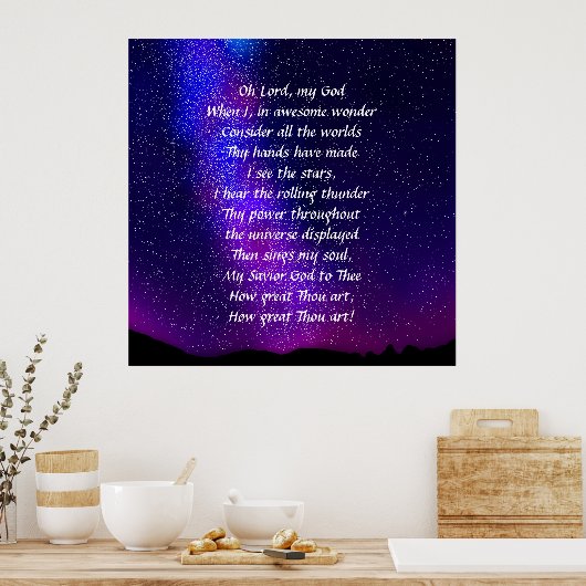 Hoe geweldig je kunst poster (Keuken)