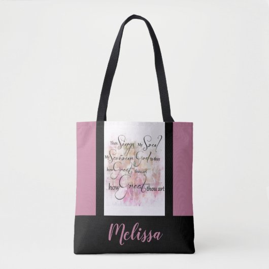 Hoe geweldig je maakt grote canvas tas (Voorkant)