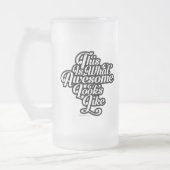 Hoe Geweldige ziet het er uit als een gevriesdroog Matglas Bierpul (Links)