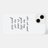 Hoe goed je hebt geleefd iPhone Case (Achterkant (horizontaal))