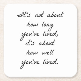 Hoe goed je Onderzetter van papier hebt gehouden