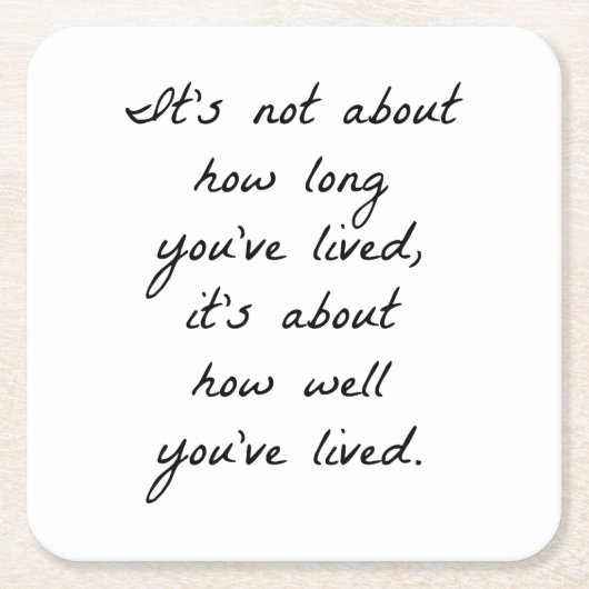 Hoe goed je Onderzetter van papier hebt gehouden (Voorkant)