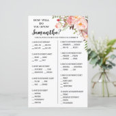 Hoe goed ken je bruid met optioneel douchespel? (Staand voorkant)