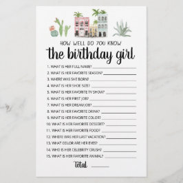 Hoe goed ken je de Birthday Girl game?