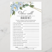 Hoe goed ken je de Bride Floral geometric? Flyer (Voorkant)