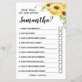 Hoe goed ken je de Bride Game-kaart? Flyer (Voorkant)