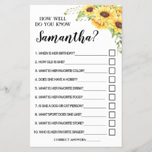 Hoe goed ken je de Bride Game-kaart? Flyer