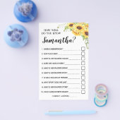 Hoe goed ken je de Bride Game-kaart? Flyer (Enkel)