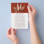 Hoe goed ken je de Bride Pampas-spelkaart? Flyer (Hand)