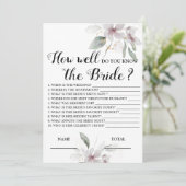 Hoe goed ken je de Bride roze bridal? Kaart (Staand voorkant)