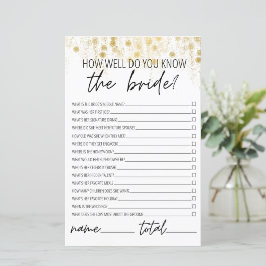 Hoe goed ken je de bruid Bruidsjonker Glanzend (Staand voorkant)