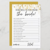 Hoe goed ken je de bruid Bruidsjonker Glanzend (Voorkant / Achterkant)