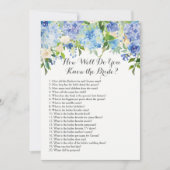 Hoe goed ken je de bruid? kaart (Voorkant)