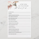 Hoe goed ken je de bruid om Vrijgezellenfeest te z (Voorkant)