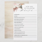 Hoe goed ken je de bruid om Vrijgezellenfeest te z (Voorkant / Achterkant)