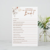 Hoe goed ken je de bruid om Vrijgezellenfeest te z (Staand voorkant)