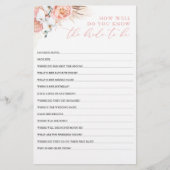 Hoe goed ken je de bruid om Vrijgezellenfeest te z (Voorkant)