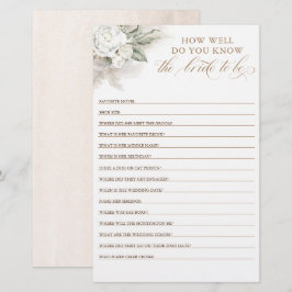 Hoe goed ken je de bruid om Vrijgezellenfeest te z