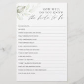 Hoe goed ken je de bruid om Vrijgezellenfeest te z (Voorkant)