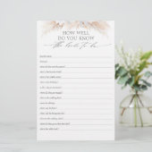 Hoe goed ken je de bruid om Vrijgezellenfeest te z (Staand voorkant)