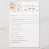 Hoe goed ken je de bruid om Vrijgezellenfeest te z (Voorkant)