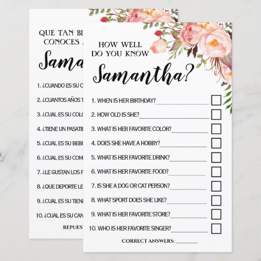 Hoe goed ken je de engelse brij? (Voorkant / Achterkant)