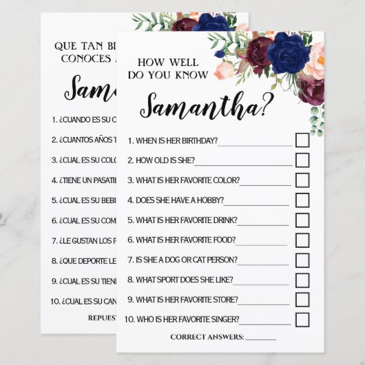 Hoe goed ken je de engelse brij? (Voorkant / Achterkant)