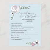 Hoe goed ken je de game van het bruid Vrijgezellen Aankondigingskaart (Voorkant)