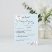 Hoe goed ken je de game van het bruid Vrijgezellen Aankondigingskaart (Staand voorkant)