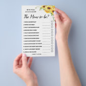 Hoe goed ken je de Kaart van Mam Baby shower? (Hand)