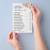 Hoe goed ken je de Kaart van Mam Baby shower? (Hand)