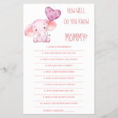 Hoe goed ken je de Kaart van Mam Baby shower? (Voorkant)