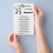 Hoe goed ken je de Kaart van Mam Baby shower? (Hand)